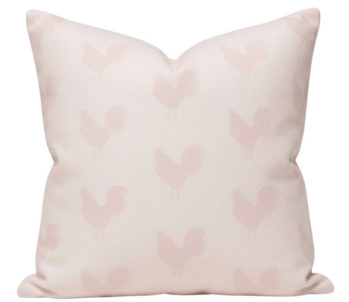 Chickie Pillow Cover in Blush
