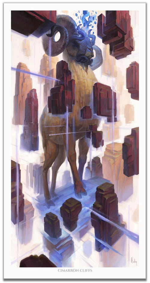 Cimarron Cliffs - LIMITED EDITION - BoxWood Board Designs - 18" x 36" - -