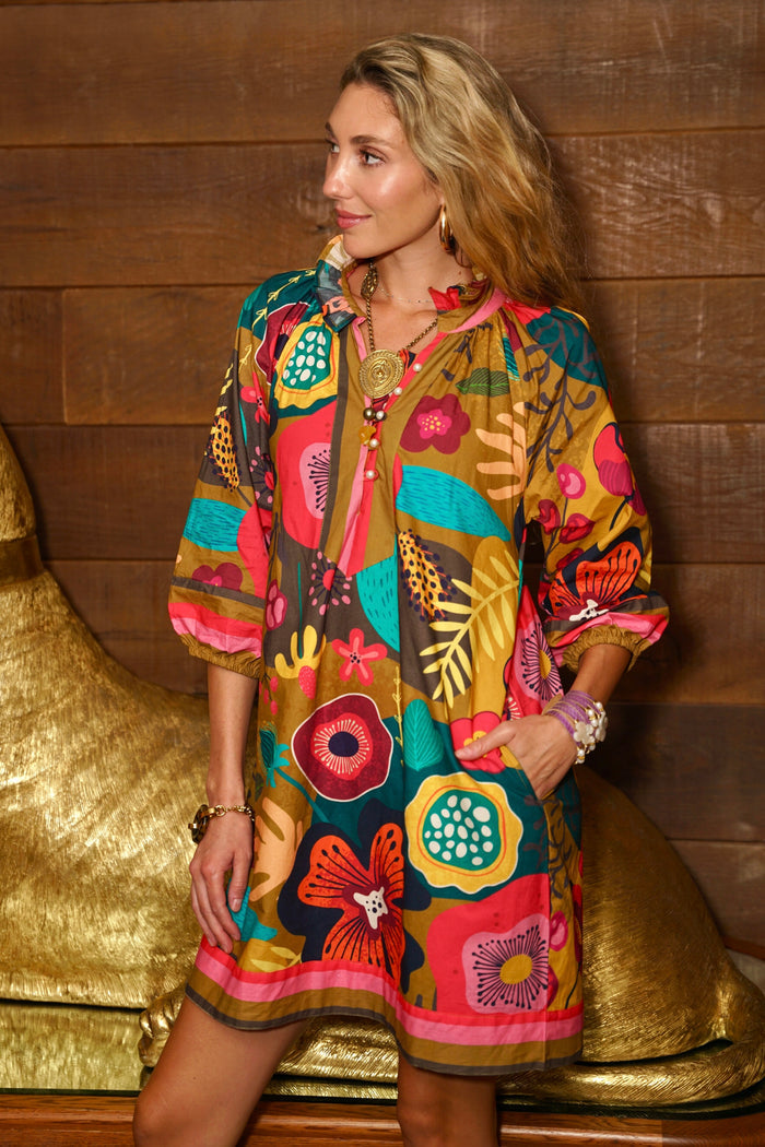 Claire Dress Fall Blossom