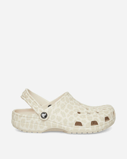Crocs Wmns Classic Animal Clog W Almond Tint/Leopard Sandals and Slides Sandals and Mules CR.211800 ATLE