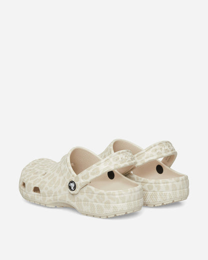 Crocs Wmns Classic Animal Clog W Almond Tint/Leopard Sandals and Slides Sandals and Mules CR.211800 ATLE