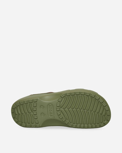 Crocs Classic Boat Shoe Army Green/Walnut Sandals and Slides Sandals and Mules CR.212022 AGWT
