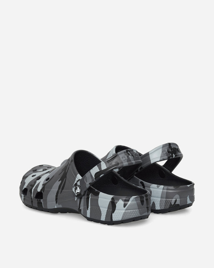Crocs Classic Camouflage Clog Black/Slate Grey Sandals and Slides Sandals and Mules CR.211936 BKSG