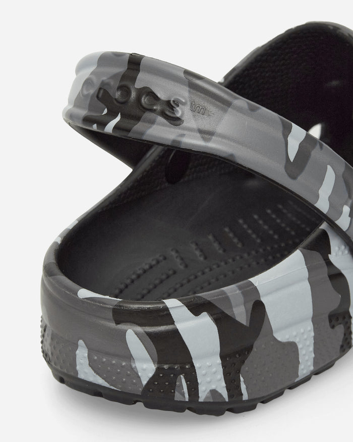 Crocs Classic Camouflage Clog Black/Slate Grey Sandals and Slides Sandals and Mules CR.211936 BKSG