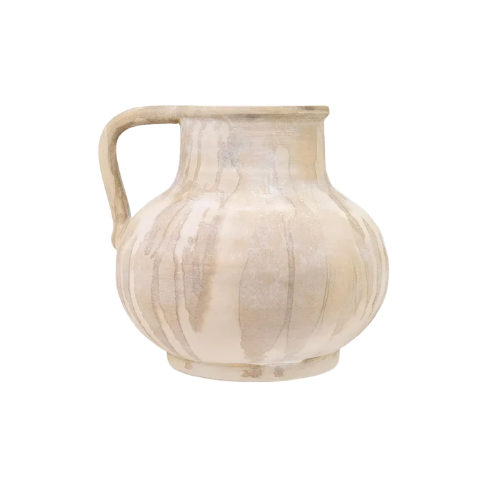 Clay Vase With Handle