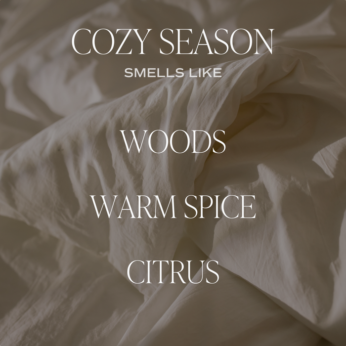 Cozy Season 9 oz Soy Candle - Fall Decor & Gifts