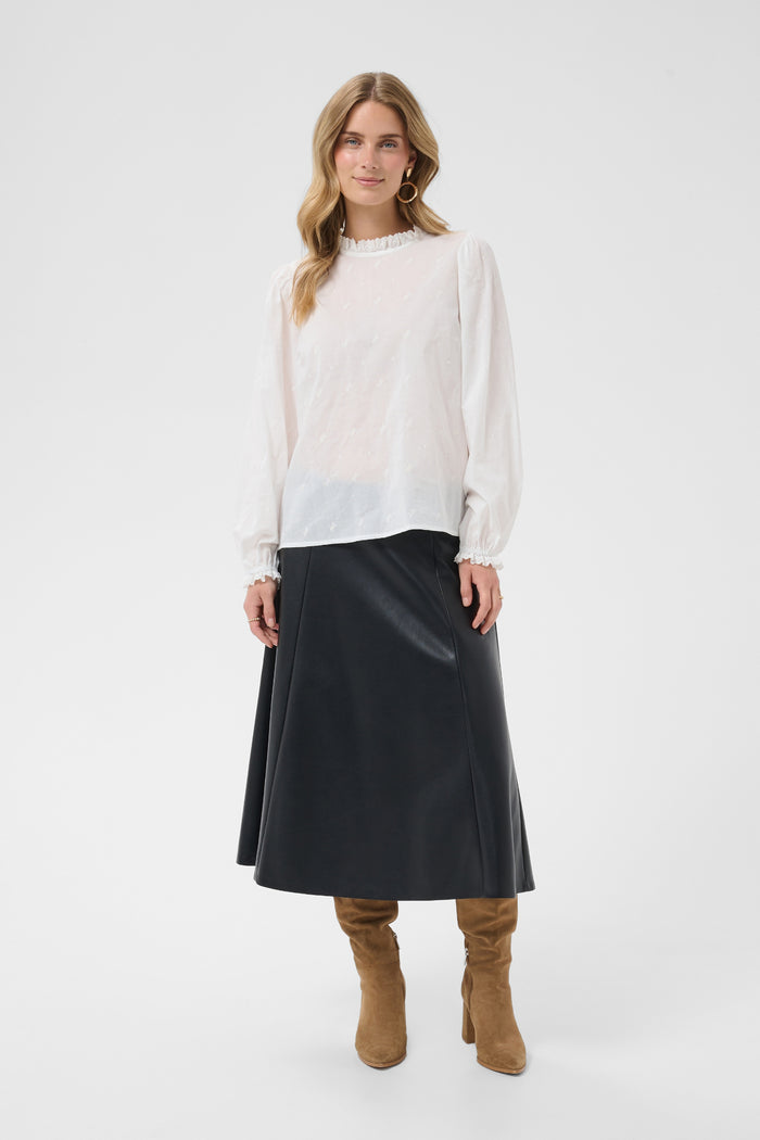 Cream 10615648 CRKalikah Blouse Snow White elegant white blouse Shop Cream at Dotique