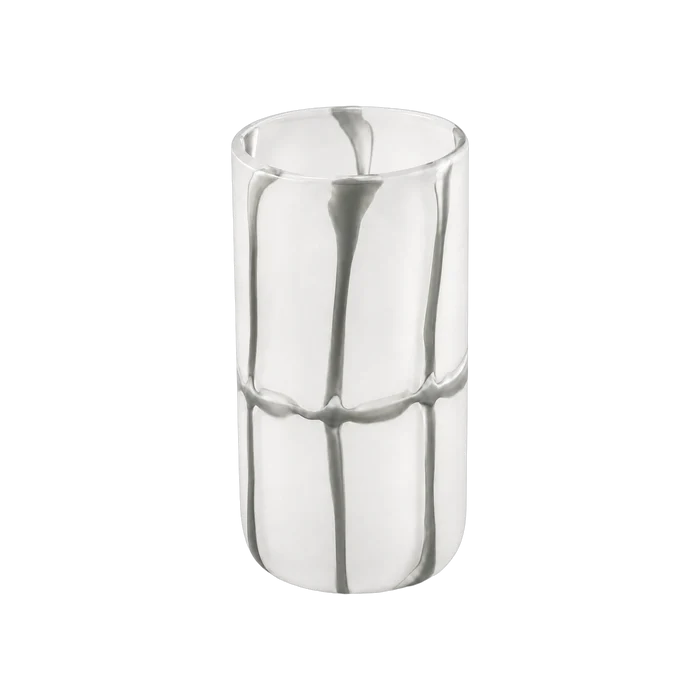 Crooked Line Grid Vase