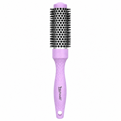 CS Beauty Eco Friendly Ceramic Radial Brush Lilac – sustainable styling brush for blow drying, volume and salon-quality results.