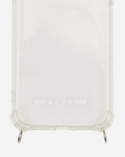 1017 Alyx 9SM Iphone Case 11 With Cubix Chain Strap Trasparent/Silver Bags and Backpacks Cases AAUTH0012OT01 MTY0001