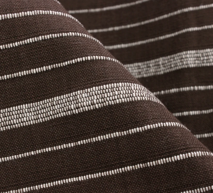 Cusco Stripe Pillow Cover in Chocolate