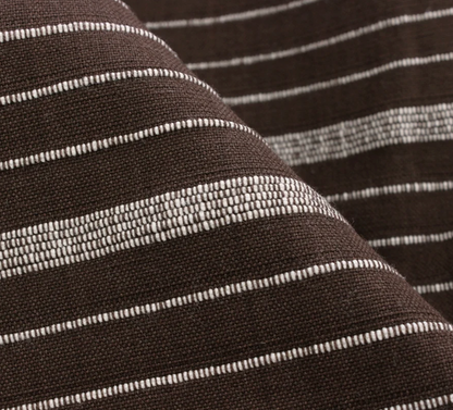 Cusco Stripe Pillow Cover in Chocolate