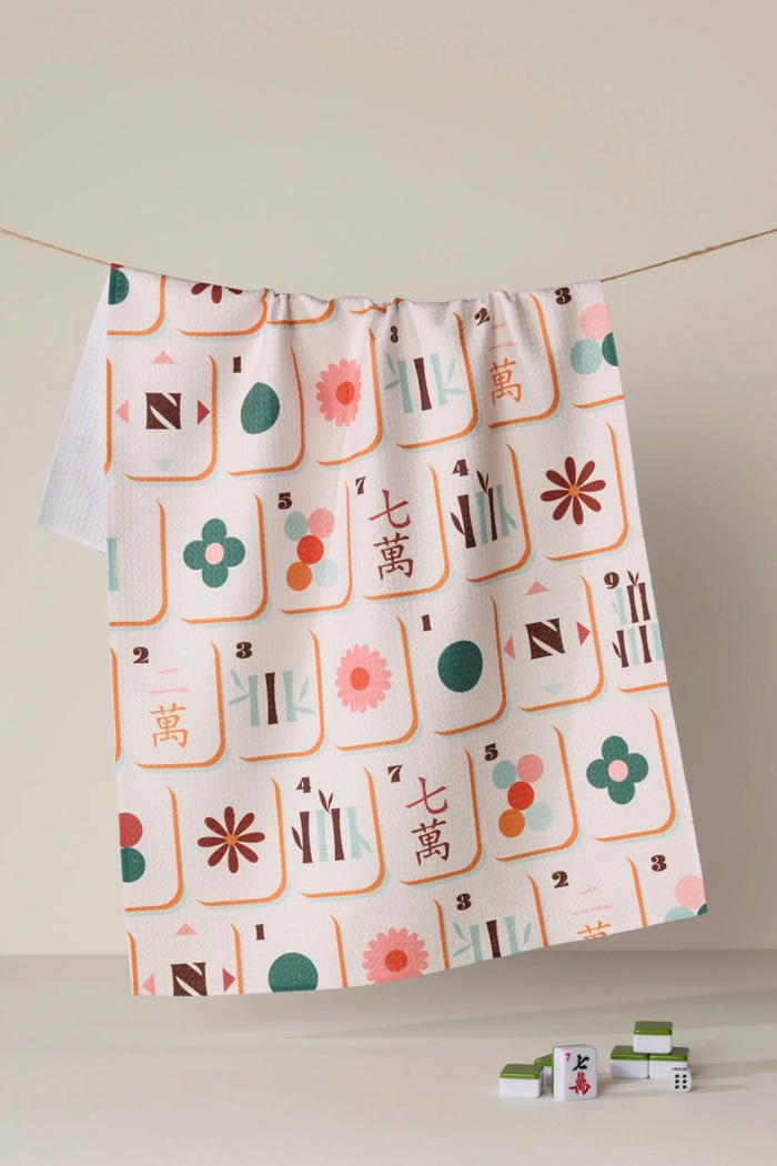 Cypress Tile Toss Tea Towel