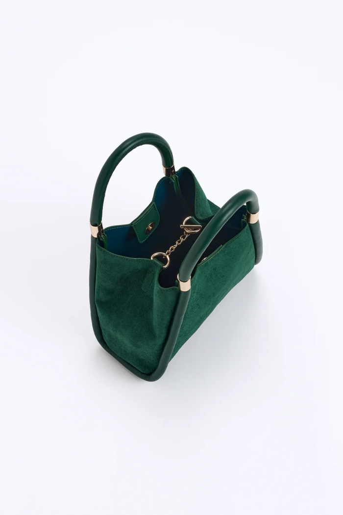 Danny Mini Tote, Emerald