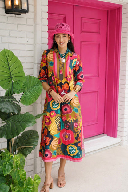 Darviny Kaftan Fall Blossom
