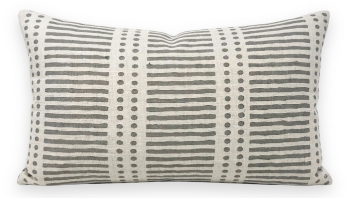 Dash Dot Pillow Cover in Mud, Walter G Textiles