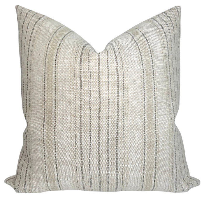 Dash Pillow Cover in Sand, McLaurin + Piercy Textiles