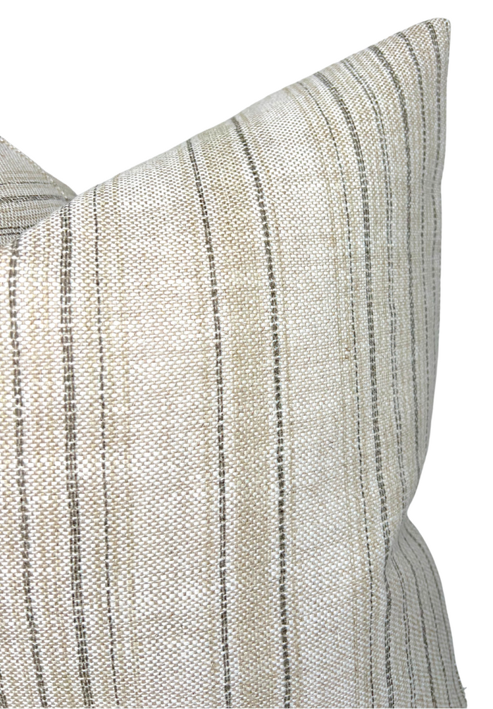 Dash Pillow Cover in Sand, McLaurin + Piercy Textiles
