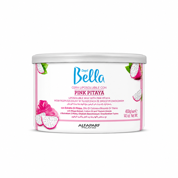 Depil Bella Liposoluble Wax with Pink Pitaya 400g professional hair removal wax for smooth, sensitive skin with pitaya extract