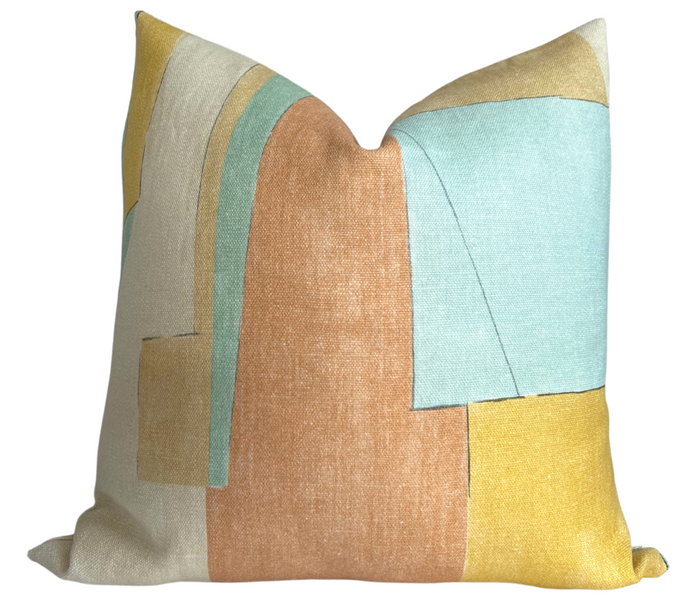 District Pillow Cover in Tawny, Kelly Wearstler Textiles