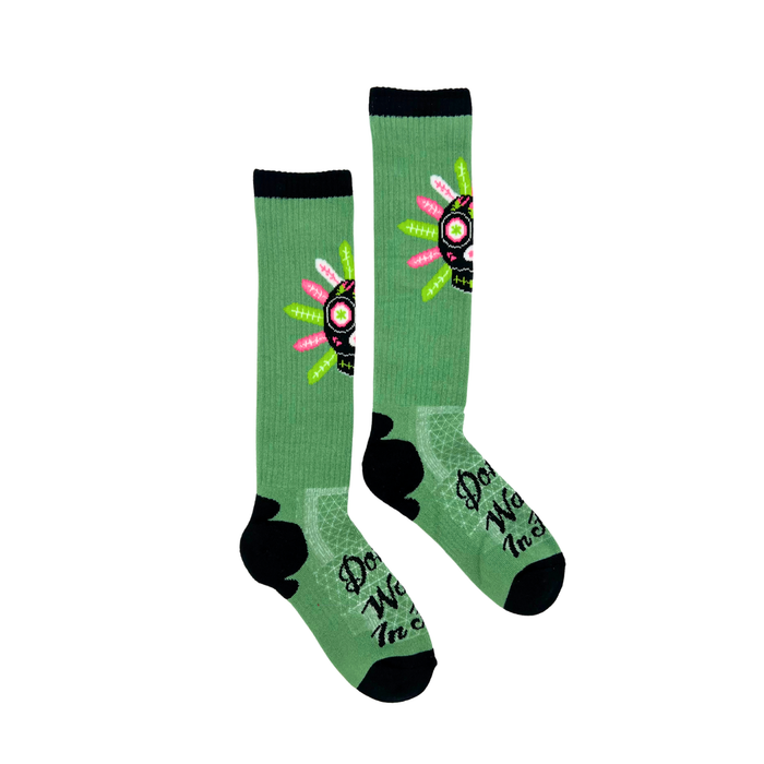 Don’t Walk in Fear Sage Performance Socks