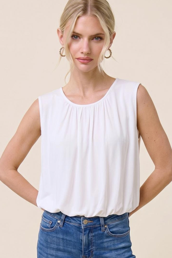 Double Layered Scuba Bubble Top