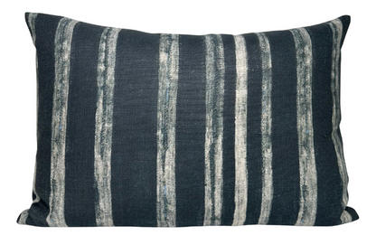 Drift Pillow Cover in Indigo, McLaurin + Piercy Textiles