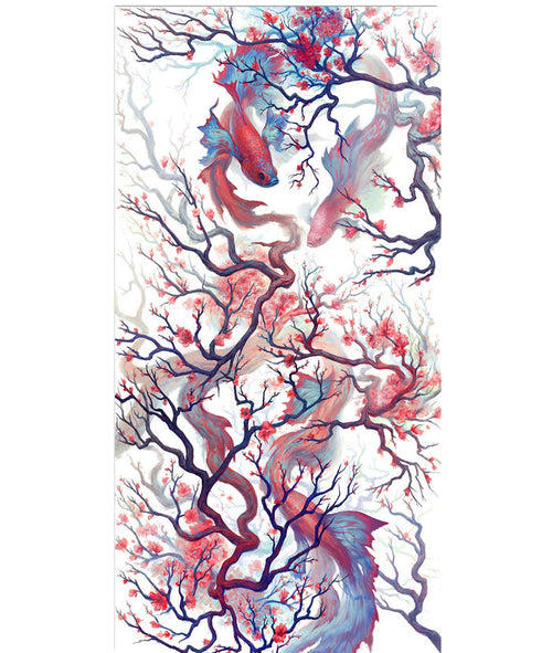 Ebb and Flow - CONVENTIONAL Fine Art Print - BoxWood Board Designs - 12" x 24" - - Awakening Print