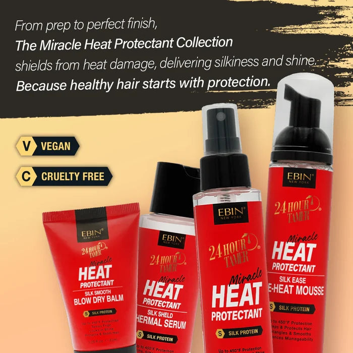 Ebin New York 24 Hour Tamer Heat Protectant Thermal Serum 80ml