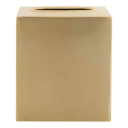 Characterized by its clean design and sleek silhouettes, the Essential Collection features an effortlessly elegant matte brass finish that will elevate any bathroom or kitchen coun