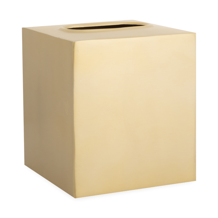 Characterized by its clean design and sleek silhouettes, the Essential Collection features an effortlessly elegant matte brass finish that will elevate any bathroom or kitchen coun
