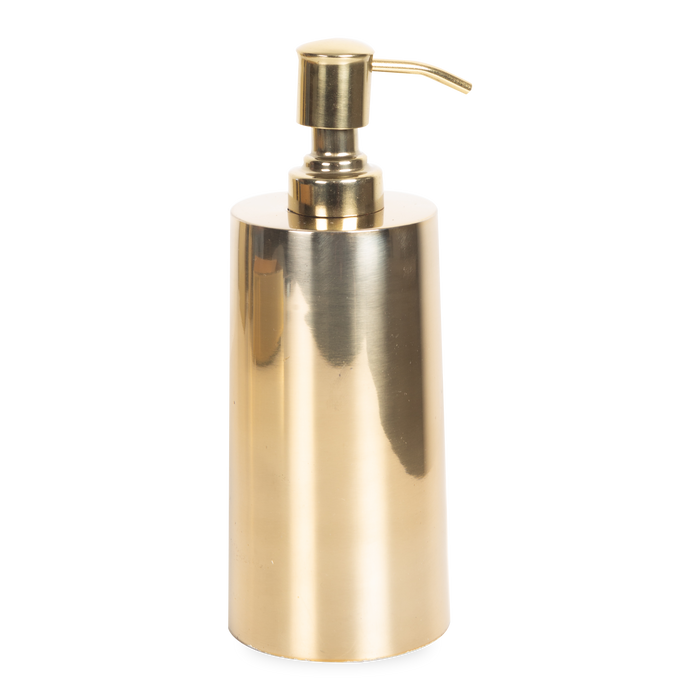 Characterized by its clean design and sleek silhouettes, the Essential Collection features an effortlessly elegant polished brass finish that will elevate any bathroom or kitchen c