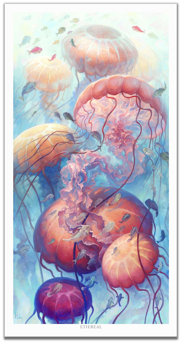 Ethereal - LIMITED EDITION Fine Art Print - BoxWood Board Designs - 18" x 36" - -