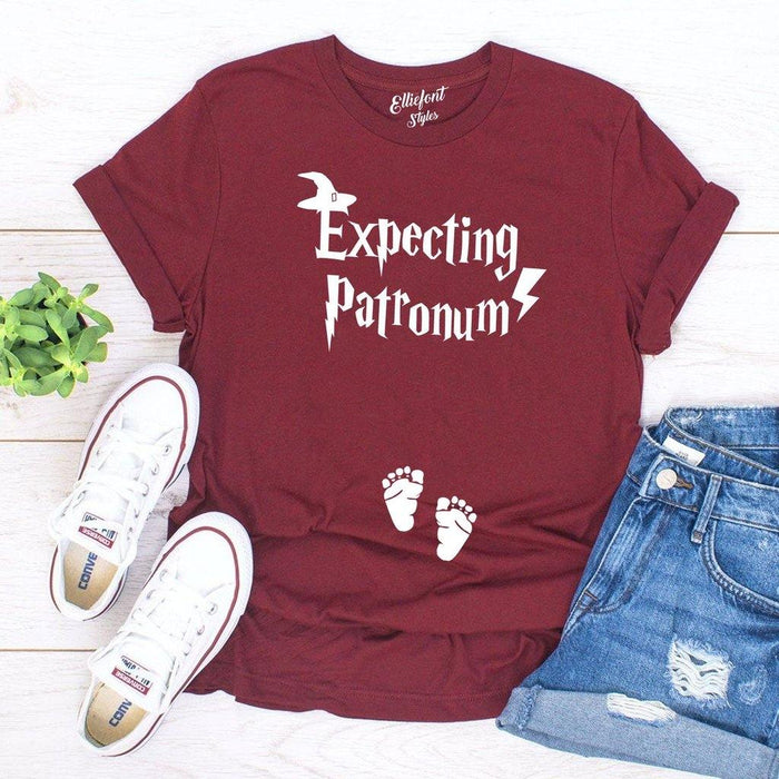 Expecting Patronum Funny Pregnancy Announcement Shirt - Elliefont Styles