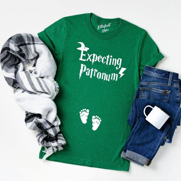 Expecting Patronum Funny Pregnancy Announcement Shirt - Elliefont Styles