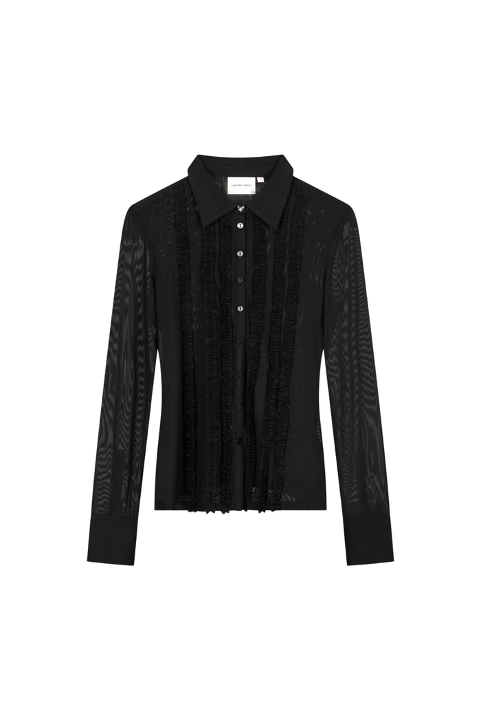 Fabienne Chapot Black Kiki Blouse black long sleeve blouse by Fabienne Chapot Shop Fabienne Chapot at Dotique