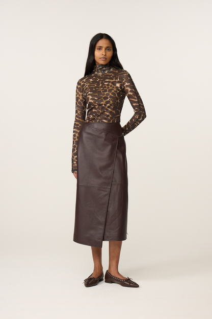 Fabienne Chapot Jadyn Top Toffee/Camel Club worn by model Shop Fabienne Chapot at Dotique