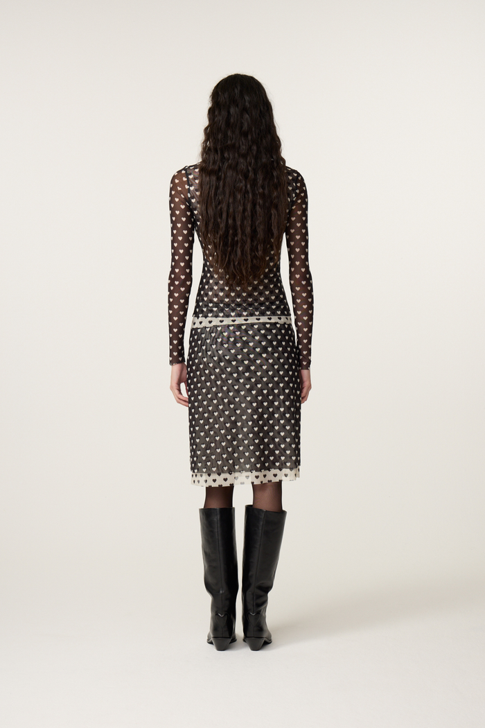 Fabienne Chapot Junna Top Cosy White/Black back view worn by model Shop Fabienne Chapot at Dotique