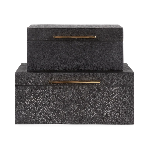 Faux Shagreen Box