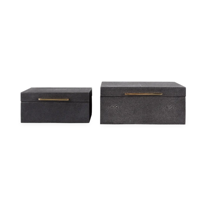 Faux Shagreen Box