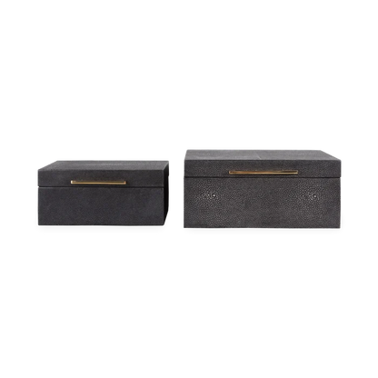 Faux Shagreen Box