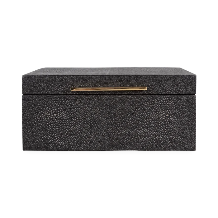 Faux Shagreen Box