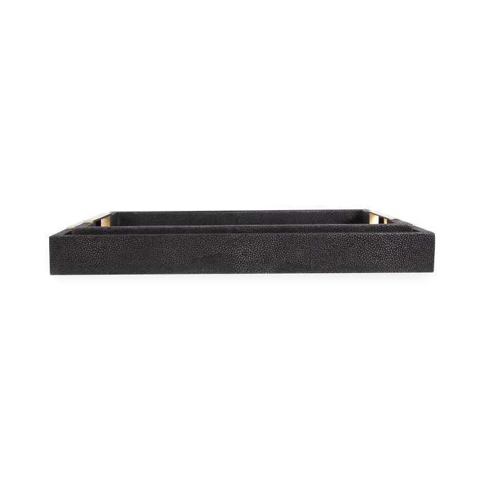 Faux Shagreen Tray