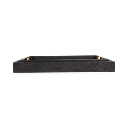 Faux Shagreen Tray