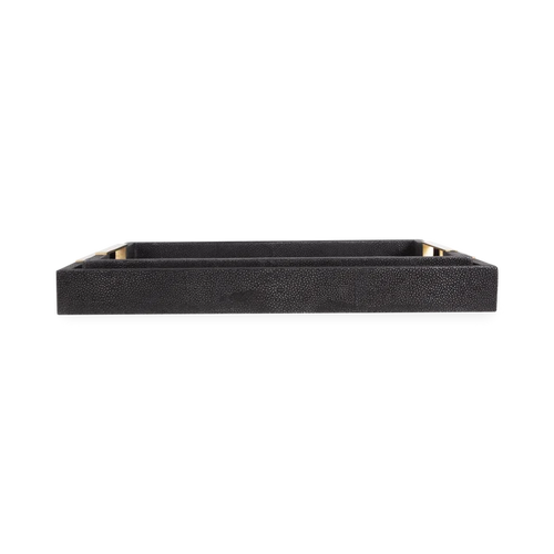 Faux Shagreen Tray
