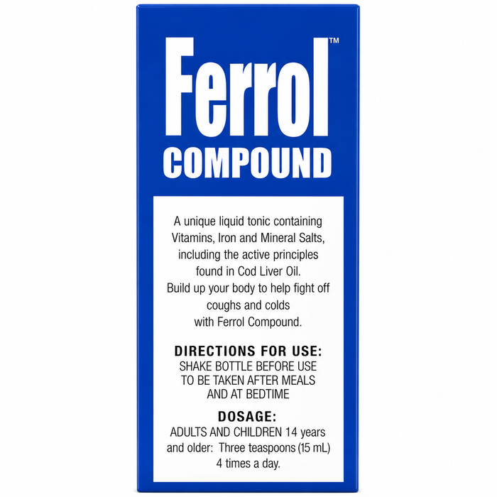 Ferrol Compound Liquid Tonic 500ml benefits and directions for use