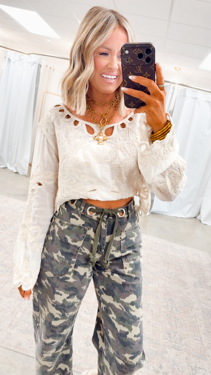 -FINAL SALE-The Urban Hunt Camo Jeans