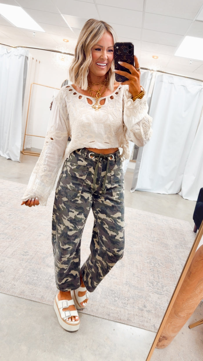 -FINAL SALE-The Urban Hunt Camo Jeans
