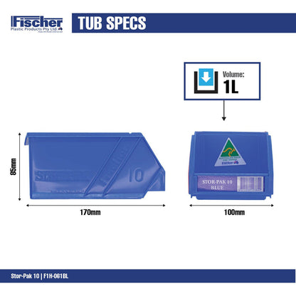 Fischer Blue 1L Stor Pak
