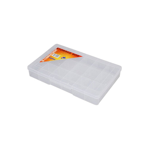 Fischer Large Clear 18 Compartment Storage Box